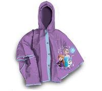 Coriex Poncho Pioggia Impermeabile Antivento ANNA e ELSA Compatibile con Frozen Elsa- OLAF Mantella Antipioggia con Stampa di Barb Varie Taglie (M 7/8 anni)