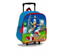 coriex Zaino Trolley Sonic, Borsa per bambini, Scuola, Acharne, Tempo libero, Palestre, 54 x 27 x 15 cm, Blu SN4363MC, Multicolore, Multicolore, 55 x 27 x 15 cm, Multicolore, 55 x 27 x 15 cm