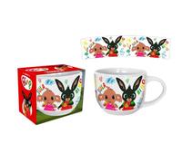 Tazza Bing Larga In Ceramica Con Manico Per Bambine,Tazza per Colazione 380 ml, Idea Regalo, 3+ Anni