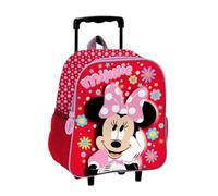 Coriex Zaino Trolley 3D Asilo Girl Rosso 2