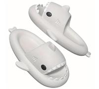 corimori Ciabatte da bagno per squalo, antiscivolo, ad asciugatura rapida, comode con design di squalo (taglia 34-43)