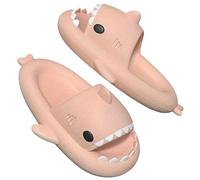 corimori Ciabatte da bagno per squalo, antiscivolo, ad asciugatura rapida, comode con design di squalo (taglia 34-43), Rosa 05, 38/39 EU