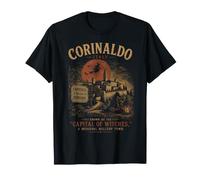 Corinaldo Italia Streghe Capitale Medievale Hilltop Maglietta