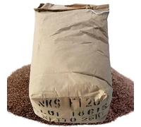 Corindone Rossobruno Abrasivo 25Kg 220 Mesh - Sabbia per sabbiatrice, Durezza 9 Mohs, Riutilizzabile 7-9 Volte, per Sabbiatrice, Metalli, Legno, Gioielli - LordsWorld