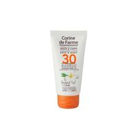 Corine de Farme - Crema protettiva viso e corpo SPF30 - Alta protezione UVA e UVB - con Monoï di Tahiti - Resistente all'acqua - Made in France - 50 ml