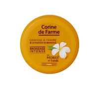 Corine de Farme - Grasso da mungere, olio abbronzante + attivatore abbronzante - tinto abbronzante - Monoi de Tahiti, profumo delle isole - barattolo 150 ml
