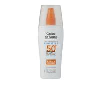 Corine de Farme - Lozione protettiva SPF50+ Sensitive - High Sun Protection for Face and Body - Monoï de Tahiti - Ipoallergenico - Sensitive Skin - 150 ml - Made in France