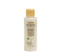 Corine de Farme, Olio per la cura del corpo, 110 ml, 99% puro Monoï di Tahiti, unisex, profumo floreale, idrata e nutre la pelle, ideale per abbronzatura intensa, compatibile con qualsiasi tipo di