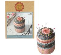 Corinne Lapierre feltro puntaspilli ricamo Craft kit, multicolore, taglia unica