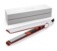 CORIOLISS C1 Piastre per capelli per le donne | Piatti di titanio e curling per capelli fini | Ferro professionale con controllo della temperatura White Copper Soft Touch