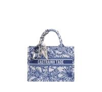 CORIOS Borsa a Mano con Motivi Etnici Stampati da Donna Bohemien Borse a Tracolla a Spalla Moda Elegante Borsa per Laptop Borsa Portadocumenti Borsa da Lavoro Ventiquattrore Tote di Tela Blu S