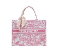 CORIOS Borsa a Mano con Motivi Etnici Stampati da Donna Bohemien Borse a Tracolla a Spalla Moda Elegante Borsa per Laptop Borsa Portadocumenti Borsa da Lavoro Ventiquattrore Tote di Tela Rosa L
