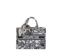 CORIOS Borsa a Mano con Motivi Etnici Stampati da Donna Bohemien Borse a Tracolla a Spalla Moda Elegante Borsa per Laptop Borsa Portadocumenti Borsa da Lavoro Ventiquattrore Tote di Tela Nero S