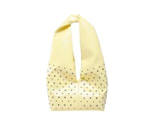 CORIOS Borsa a Mano da Donna Borsa a Tracolla a Spalla in PU Pelle Borsa Sotto il Braccio con Design a Rivetti Borsa per la Spesa con Capacità Media Stylish Tote per Lavoro Shopping Viaggio Giallo