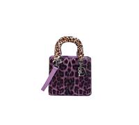 CORIOS Borsa a Mano da Donna Borsa con Stampa Leopardo PU Pelle Borsa a Tracolla Impermeabile Borsa a Spalla Moda Borsa per la Spesa Elegante Borse Messenger Borsa Tote Viola S