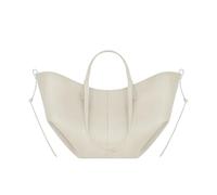 CORIOS Borsa a Mano da Donna Borse a Spalla a Tracolla a Forma di Mezzaluna PU Pelle Borse Secchiello Grande Borsa per la Spesa Elegante Tote 2 Pezzi per Quotidiano Lavoro e Shopping Bianco L