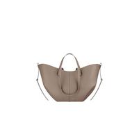 CORIOS Borsa a Mano da Donna Borse a Spalla a Tracolla a Forma di Mezzaluna PU Pelle Borse Secchiello Grande Borsa per la Spesa Elegante Tote 2 Pezzi per Quotidiano Lavoro e Shopping Grigio S