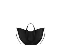 CORIOS Borsa a Mano da Donna Borse a Spalla a Tracolla a Forma di Mezzaluna PU Pelle Borse Secchiello Grande Borsa per la Spesa Elegante Tote 2 Pezzi per Quotidiano Lavoro e Shopping Nero S