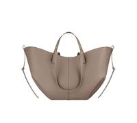 CORIOS Borsa a Mano da Donna Borse a Spalla a Tracolla a Forma di Mezzaluna PU Pelle Borse Secchiello Grande Borsa per la Spesa Elegante Tote 2 Pezzi per Quotidiano Lavoro e Shopping Grigio L