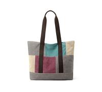 CORIOS Borsa a Mano da Donna Casuale Borsa a Tracolla Borsa a Spalla in Tela Multifunzione Borse Tote per Lavoro Scuola Shopping Viaggio Uso Quotidiano Viola