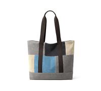 CORIOS Borsa a Mano da Donna Casuale Borsa a Tracolla Borsa a Spalla in Tela Multifunzione Borse Tote per Lavoro Scuola Shopping Viaggio Uso Quotidiano Blu
