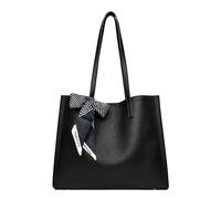CORIOS Borsa a Mano da Donna Ventiquattrore Portadocumenti Cartella PU Pelle Borsa a Spalla Impermeabile Borsa a Tracolla Grande Borsa per la Spesa Elegante Ufficio Business Borsa Tote Nero