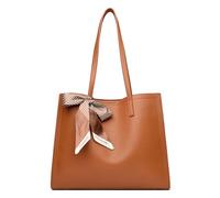 CORIOS Borsa a Mano da Donna Ventiquattrore Portadocumenti Cartella PU Pelle Borsa a Spalla Impermeabile Borsa a Tracolla Grande Borsa per la Spesa Elegante Ufficio Business Borsa Tote Marrone