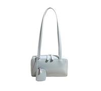 CORIOS Borsa a Mano Donna in PU Pelle Borsa a Tracolla Sottobraccio con Portamonete Stylish Borse a Spalla Capacità Media Tote 2 Pezzi per Viaggio Lavoro Shopping Blu