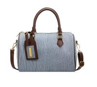 CORIOS Borsa a Mano in Denim da Donna Borsa a Spalla a Tracolla in Jeans Retro Borsa Boston Elegante Borse Messenger Multifunzionale Lavoro Shopping Viaggi Tote Blu S