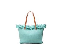 CORIOS Borsa a Mano in Tela Borse a Spalla Donna Alta Capacità Borsa Spiaggia Bohemien Borse Tote Casuale Borse a Tracolla con Nappe per Viaggio Vacanza Uso Quotidiano Blu