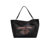 CORIOS Borsa a Spalla da Donna Borsa a Mano in Tela Grande Capacità Borsa a Tracolla Casuale Multifunzione Borsa Tote per Shopping Viaggi Lavoro Uso Quotidiano Nero Alzavola