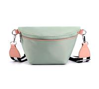 CORIOS Borsa a Spalla Donna Nylon Marsupio Impermeabile Borsa a Tracolla Multifunzione Borse Messenger per Shopping Lavoro Viaggi Scuola Uso Quotidiano Verde