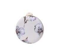 CORIOS Borsa da Sera Rotonda da Donna Fiore Clutch Borsa a Spalla Pochette Piccolo con Catena Elegante Borsa a Tracolla Borsa Sposa Retro Borse Messenger per Cocktail Festa Ballo Cerimonia Beige