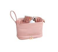 CORIOS Borsa da Toilette per Donna Borsa per Cosmetici Beauty Case da Viaggio Borsa per il Trucco Borsa da Toilette Organizer Cosmetici per Borsa Porta Trucchi da Viaggio Rosa B