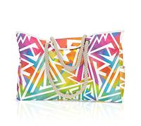 CORIOS Borsa Mare Donna Grande Borsa da Spiaggia Beach Bag Idrorepellente Borse Tracolla Borse a Mano XXL Borse a Spalla Borsa Tote per Viaggi Palestra Nuoto Vacanze in Spiaggia Multicolore