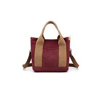 CORIOS Borsa Messenger Donna in Tela - Piccola Capacità, Multifunzione a Tracolla, Mano e Spalla per Shopping, Lavoro, Viaggi, Scuola e Uso Quotidiano - Viola