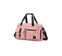 CORIOS Borsa Sportiva Donna/Uomo Borsone da Viaggio Grande Borsone Palestra Weekender Pernottamento Piscina Palestra Bagaglio a Mano con Scomparto Scarpe & Tasca di Separazione Bagnata e Asciutta Rosa