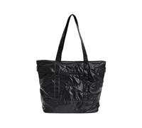 CORIOS Borsa Trapuntata da Donna Borsa a Mano Cotone Trapunta Leggero Gonfie Pelli PU Borse a Spalla a Tracolla Moda Tote Grande Borsa per la Spesa per Business Ufficio Viaggio Nero