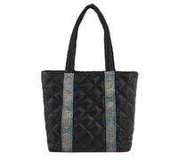 CORIOS Borsa Trapuntata da Donna Leggere Gonfie Borse a Spalla Borsa a Mano Nylon Impermeabile Borsa Tote Borse Trapunta Leggero Borsa a Tracolla Borsa Ascellare Grande Borsa per la Spesa Nero