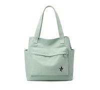 CORIOS Borse a Mano da Donna Borsa Tela Casuale Borsa a Spalla Multifunzione Borse Tote Borsa a Tracolla per Lavoro Scuola Shopping Viaggio Uso Quotidiano Verde