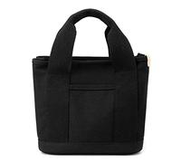 CORIOS Borse a Mano da Donna Borsa Tela Casuale Borse da Spiaggia Multifunzione Tote Sacchetto per Viaggio Scuola Lavoro Quotidiano Vita Yoga Spiaggia Nero