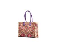 CORIOS Borse Tote in Tela Donna Bohemien Borsa a Mano Retro Borse a Tracolla con Nappe Etnico Stile Borsa Spiaggia Alta Capacità Borse a Spalla per Vacanza Spiaggia Viaggio Quotidiano Multicolore C