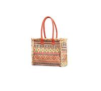 CORIOS Borse Tote in Tela Donna Bohemien Borsa a Mano Retro Borse a Tracolla con Nappe Etnico Stile Borsa Spiaggia Alta Capacità Borse a Spalla per Vacanza Spiaggia Viaggio Quotidiano Multicolore D