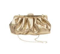 CORIOS Borsetta da Sera con Paillettes da Donna Strass Clutch Pochette Piccolo con Catena Elegante Borsa a Spalla Borsa Sposa Retro Borsa a Tracolla Borsa Scintillante Borse Messenger Oro