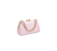 CORIOS Borsetta da Sera da Donna Clutch in Marmo Pochette Piccolo con Catena Moda Borsa a Spalla Borsa Sposa Elegante Borsa a Tracolla Borse Messenger per Cocktail Ballo Festa Rosa