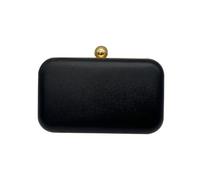 CORIOS Borsetta da Sera da Donna Clutch in Pelle PU Pochette Piccolo con Catena Borsa Sposa Elegante Borsa a Spalla a Tracolla Retrò Borsa Messenger per Festa Ballo Cocktail Cerimonia Nero