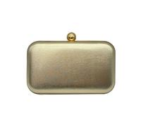 CORIOS Borsetta da Sera da Donna Clutch in Pelle PU Pochette Piccolo con Catena Borsa Sposa Elegante Borsa a Spalla a Tracolla Retrò Borsa Messenger per Festa Ballo Cocktail Cerimonia Oro