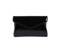 CORIOS Borsetta da Sera da Donna Clutch in Pelle PU Pochette Piccolo con Catena Elegante Borsa Sposa Moda Patta a Busta Borsa a Spalla Tracolla Messenger per Cocktail Ballo Festa Nero