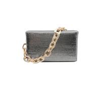 CORIOS Borsetta da Sera da Donna Pochette Piccolo con Catena Clutch in Paillettes Borsa Sposa Elegante Borsa a Spalla Lussuoso Borsa a Tracolla Cerimonia Ballo Festa Borse Messenger Grigio Argento