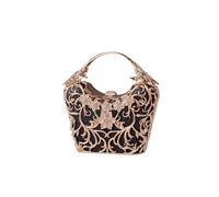 CORIOS Borsetta da Sera da Donna Strass Clutch Paillettes Borsa a Mano Pochette Piccolo con Catena Elegante Borsa a Spalla Lussuoso Borsa a Tracolla per Festa Cocktail Cerimonia Ballo Nero